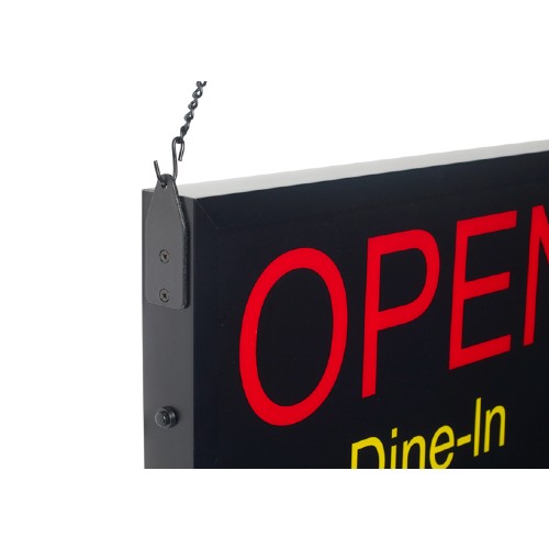 Winco LED-20 Open Sign, 6 Messages, 24" x 19"