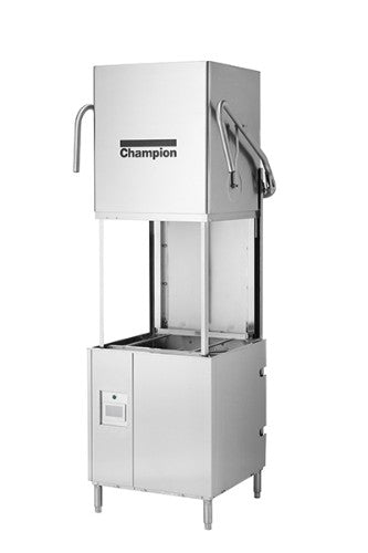 Champion DH-6000T-VHR Genesis Dishwasher, Door Type with Booster Heater, High Temp, Heat Sanitizing, High Hood, Ventless