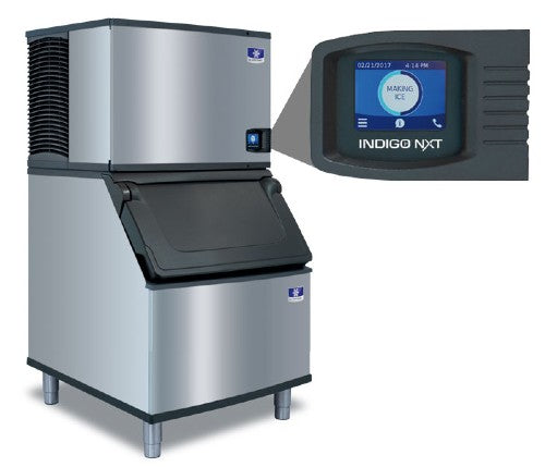 Manitowoc IDT1500A/D970 Indigo NXT Ice Machine with Ice Bin, Full Dice Cube, 1688 lb. Production