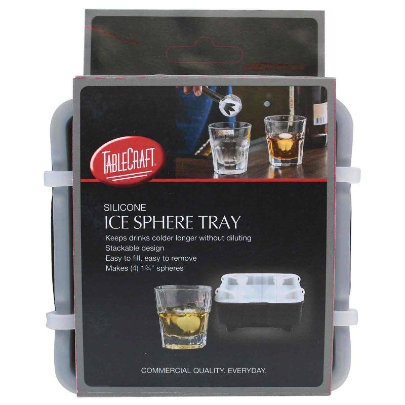 Tablecraft BSRT2 Cash & Carry Sphere Ice Tray, 4-Cube