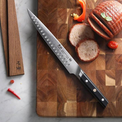 Cangshan Cutlery 1021103 TC Series Carving Knife and Wood Sheath Set, 9"