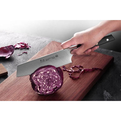 Cangshan Cutlery 1021004 TC Series Nakiri Knife and Wood Sheath Set, 7"