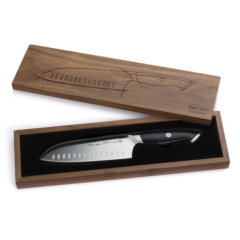 Cangshan Cutlery 1023930 Thomas Keller Series  Santoku Knife, 7"