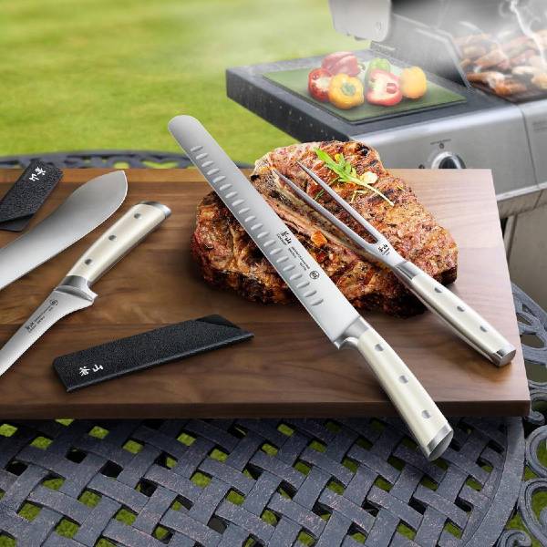 Cangshan Cutlery 1023718 S Series German Steel Forged 7-Piece BBQ Knife Set