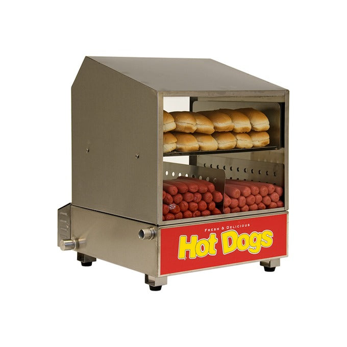 Winco 60048 Benchmark "The Dog Pound" Hot Dog Steamer, 120v