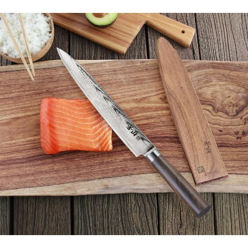 Cangshan 62786 J-Series Sashimi Knife with Sheath, 10" Blade