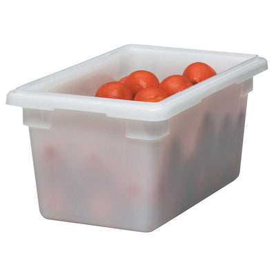 Cambro 12189P148 Poly 1/2 Size Food Box, White, 4.75 gal.