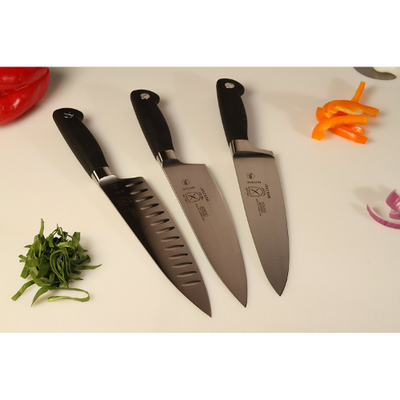 Genesis M21077 Chef's Knife, Granton Edge, 8"