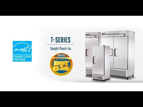 True TSD-47G-HC-LD Reach-In Refrigerator, 2 Sliding Glass Doors, 54 1/8" Wide, Bottom Mount