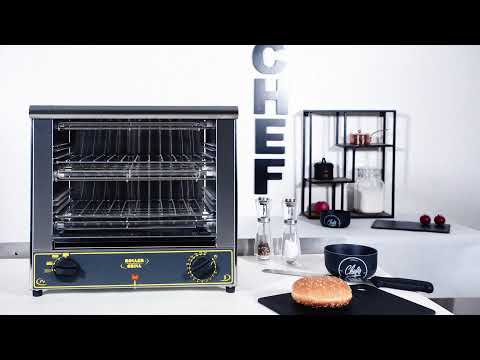 Equipex BAR100/1 Sodir Toaster Oven / Cheesemelter, Single Deck, Electric, 18"