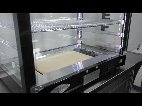 Equipex WD780B-2/1Countertop Warming Display Case, Black