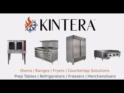 Kintera KCO2KSKC Convection Oven w/ Casters, Natural Gas, 2 Deck