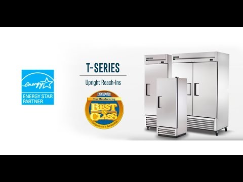 True TSD-47 TSD Series Solid Sliding Door Refrigerator, 2 Section
