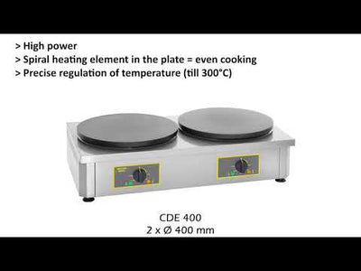 Equipex 400E Sodir Single Plate Electric Crepe Machine