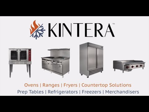 Kintera KCBR48 Gas Economy Countertop Charbroiler, Radiant, 4 Burners, 48"