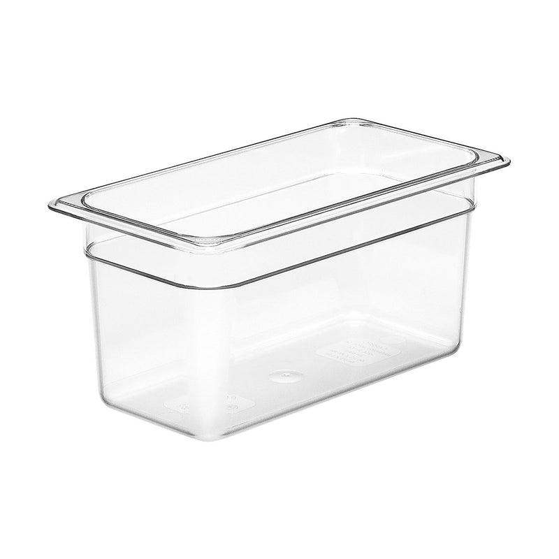 Culinary Essentials by Cambro 36CW135 Camwear 1/3 Size Food Pan, Clear, 6" Deep