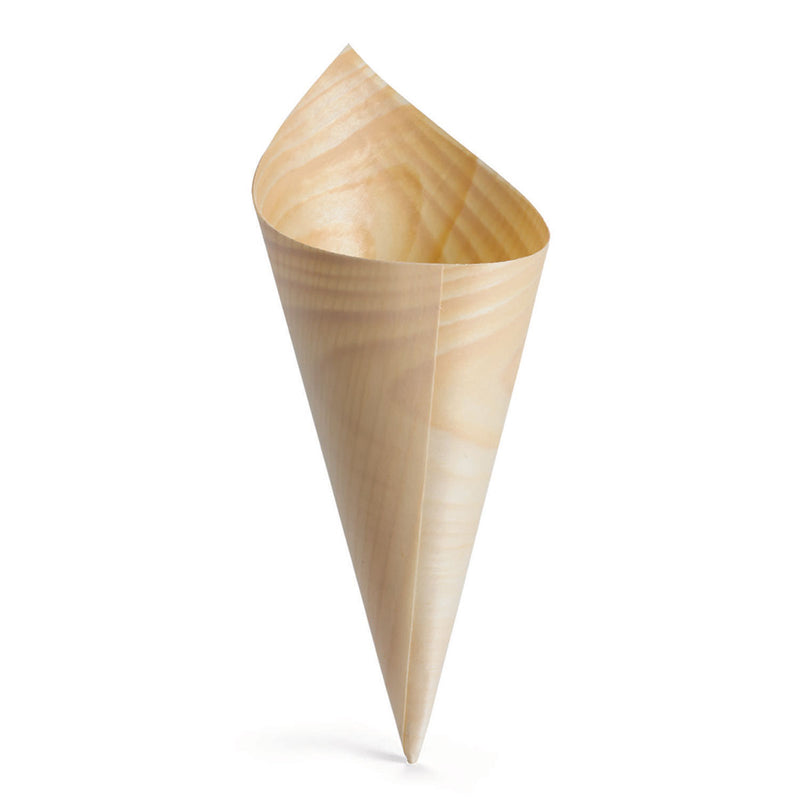 Tablecraft BAMDCN6 2" x 6" Disposable Mini Serving Cone, Pack of 50
