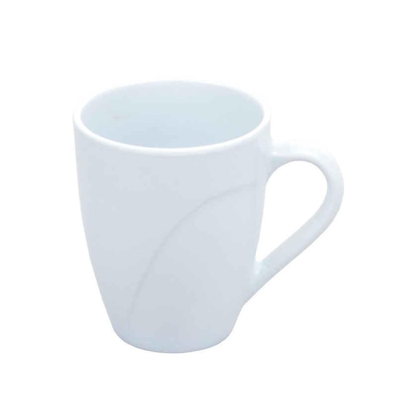 Arcata 990962 Melamine Mug, White, 10 oz., Case of 12