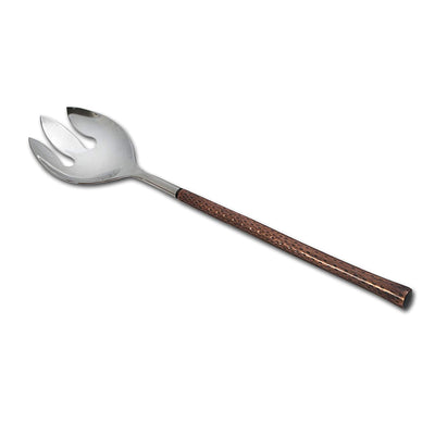 Arcata 036791 Notched Serving Spoon w/ Copper Handle, 12"