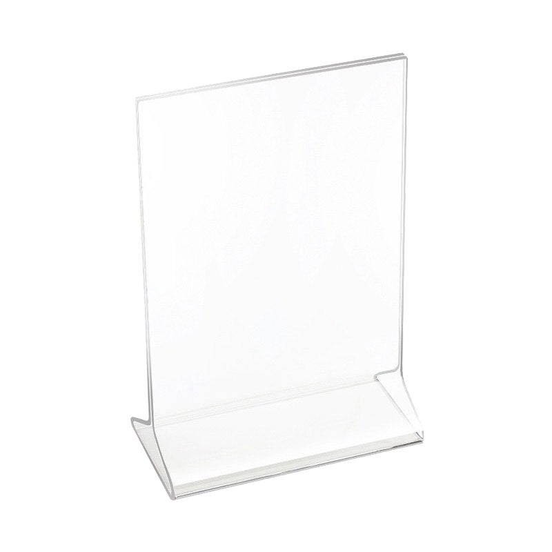 Cal-Mil 521 Classic Standard Tabletop Cardholder, Clear, 4.25" x 5.5"