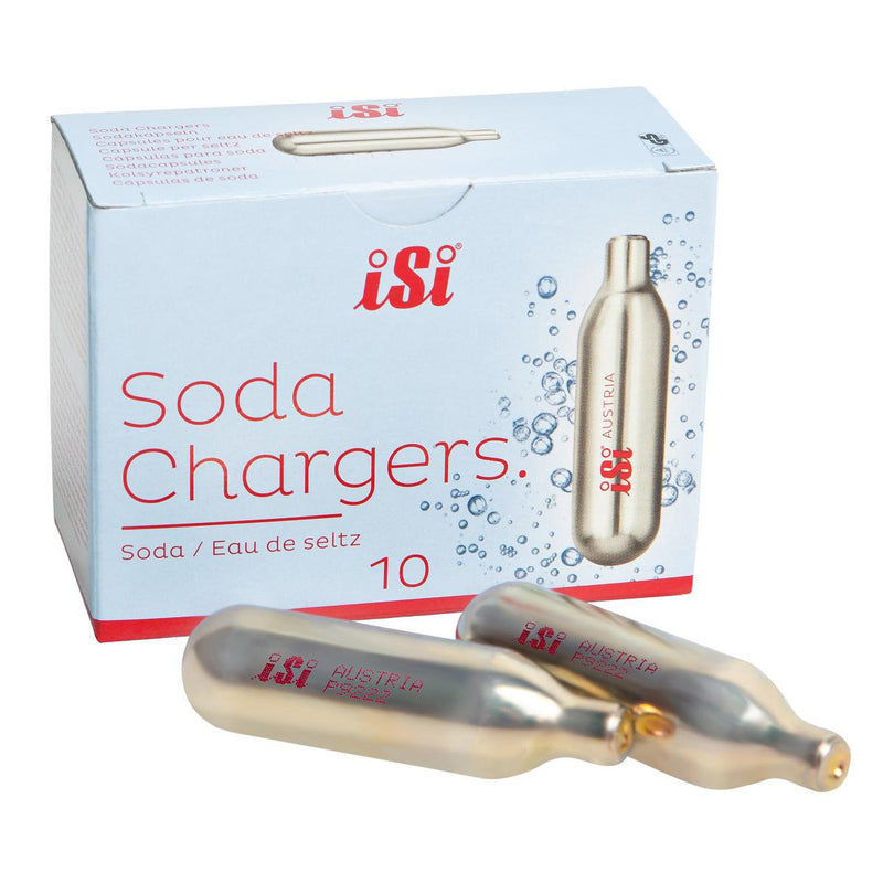 iSi 0017 CO2 Chargers for Soda Siphon, Box of 10