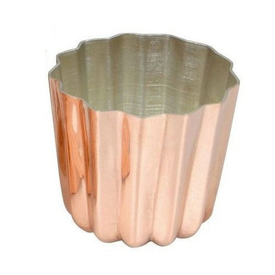Matfer 340417 Cannele Mold, Copper-Tin Lined, Fluted 2-3/16" dia.