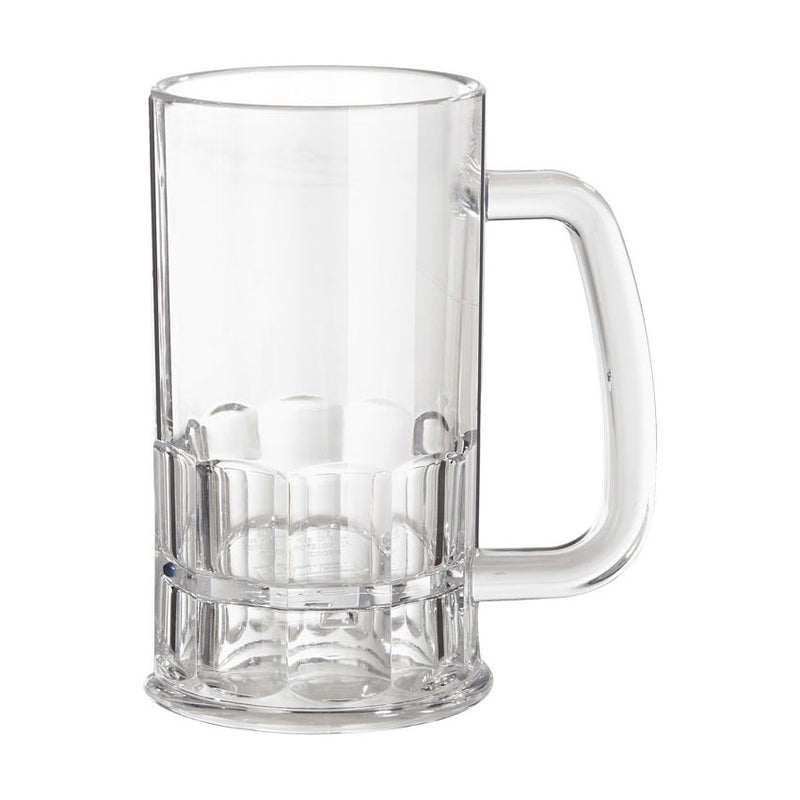 GET 00084-CL SAN Plastic Beer Mug, 12 oz.