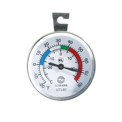 Comark UTL80 Thermometer for Refrigerator / Freezer, Dial Type