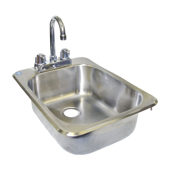 GSW HS-1615IHG Drop-In Hand Sink w/ Lead Free Faucet