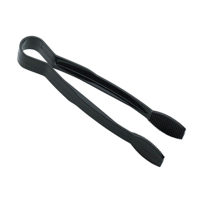 Cambro TG9110 Lugano Flat Grip Tongs, Black, 9"