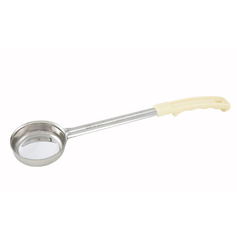 Stainless Steel Solid Food Portioner w/ Ivory Handle, 3 oz.
