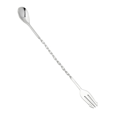 American Metalcraft BS13T Twisted Trident Bar Fork / Spoon, 13"