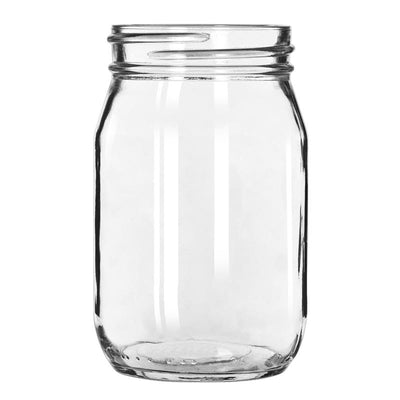 Libbey 92103 Drinking Jar, 16 oz., Case of 12