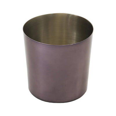 Arcata 922382 French Fry Cup, Black Titanium, 10 oz., Case of 6