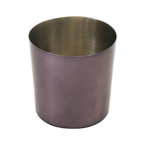 Arcata 922382 French Fry Cup, Black Titanium, 10 oz., Case of 6