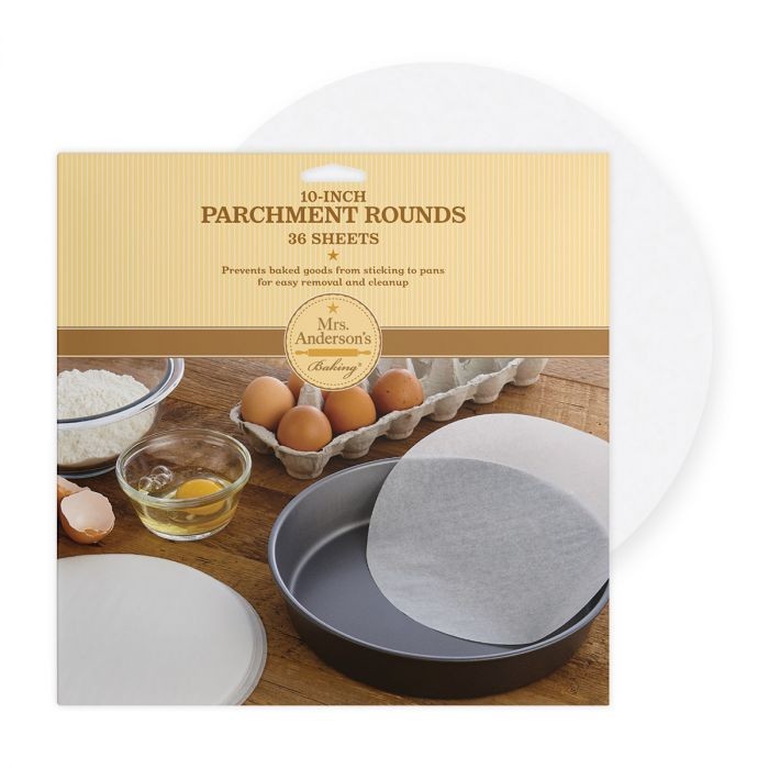 HIC 22094Round Parchment Paper, 10", Pack of 36