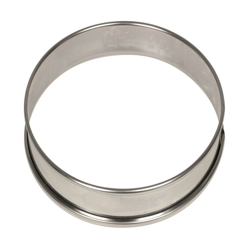 Matfer 371708 Stainless Steel Tart / Flan Ring, 4", Pack of 6