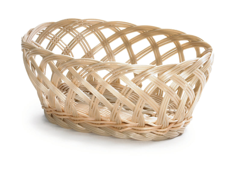 Tablecraft 1136W Oval Open Weave Basket