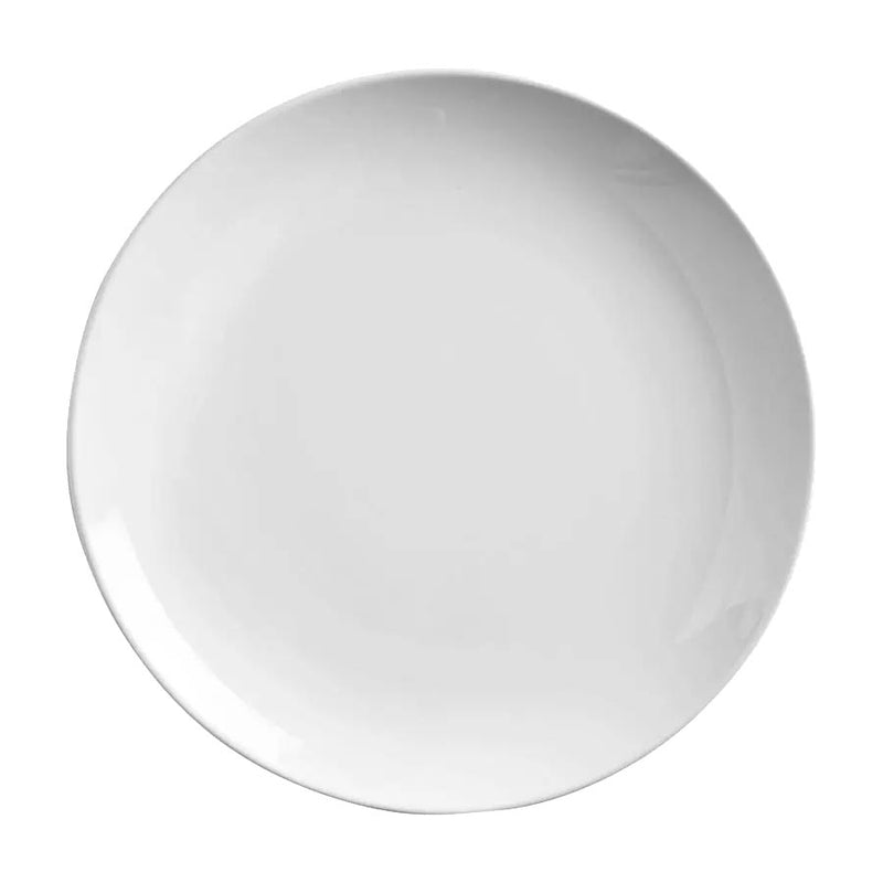 WTI 840-420C Porcelana Round Coupe Plate, 7-1/4", Pack of 6