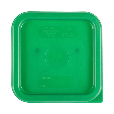 Culinary Essentials by Cambro SFC2452 CamSquare Storage Container Lid, Kelly Green, 2 & 4 qt.