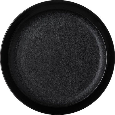 Carlisle PCD20903 Polycarbonate Narrow Rim Plate, Black, 9, Case of 48