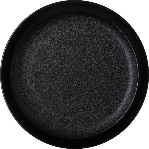 Carlisle PCD20903 Polycarbonate Narrow Rim Plate, Black, 9, Case of 48