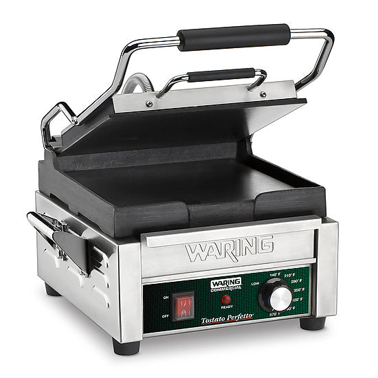 Waring WFG150 Toasting Grill, 9-1/4" x 3-3/4" Flat Plates, 120V