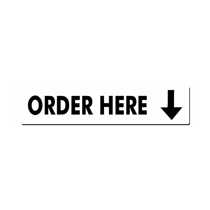 "Order Here" Sign, 22" x 5"