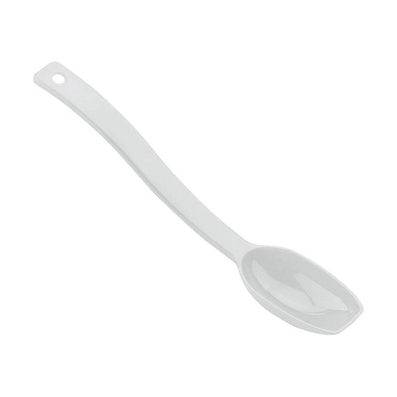 Cambro SPO8CW148 Camwear Solid Salad Spoon, White, 8-1/8"