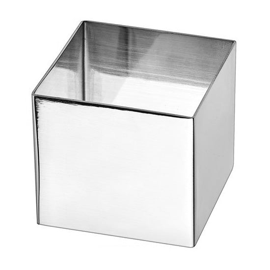 Stainless Steel Square Mold, 2" x 2" x 1-3/4"