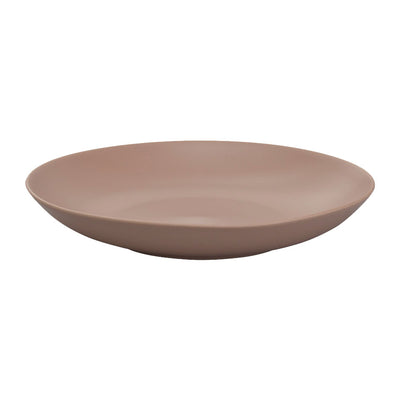 Ziena 922440 Stoneware Deep Coupe Plate, Sandcastle, 18 oz., Case of 12