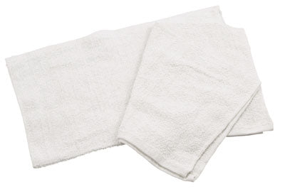 White Bar Mop Towels, Pack of 12