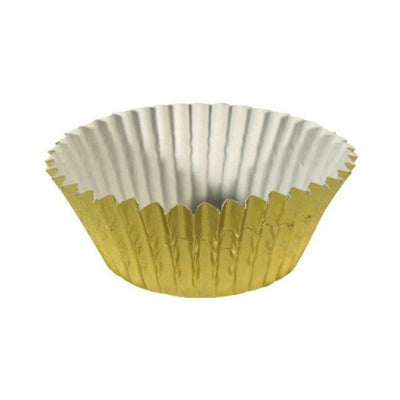 Ateco 6431 Gold Foil Baking Cups, 1-15/16" x 1-1/4", Pack of 200