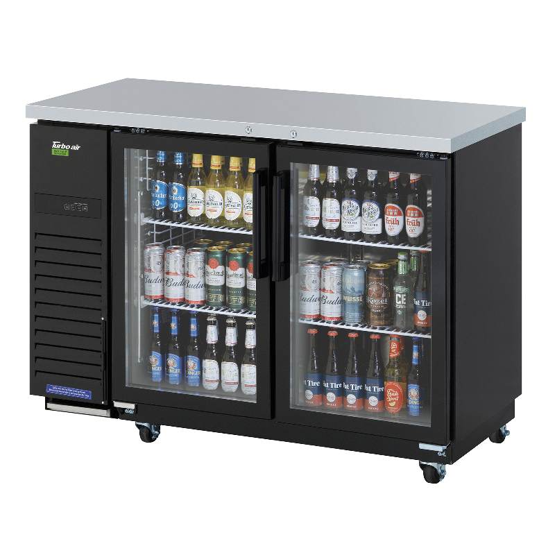 Turbo Air TBB-24-48SGD-NSuper Deluxe Narrow Two Section Back Bar Cooler